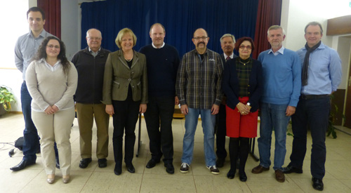Das Photo zeigt die Mitglieder des neuen CDU-Vorstandes v. l. n. r.: Alexander Voigt, Claudia Frank, Hans-Joachim Kalbfleisch, Ursula Neumann, Volker Skowski, Robert Voigt, Georg Meyer, Helga Petzold, Stefan Ament, Johannes Heger.